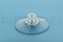 Zuignap 60mm met schroefdraad M4x14 + transparant moertje