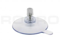Zuignap 50mm met RVS schroefdraad M4x10mm en dopmoer