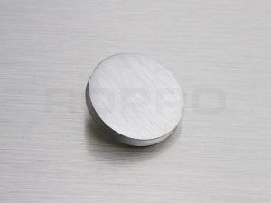 Metalfix 2 / 875 cabochon plat argenté mat