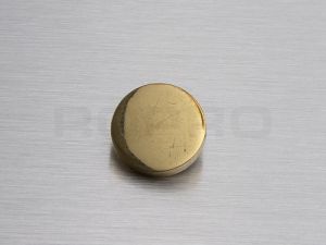 Metalfix 2 /  1932 cabochon plat laiton brillant