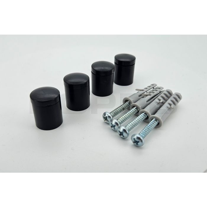Kunststoff abstandhalters 15x15 Schwarz Acrylfix Kunststoff abstandhalters 15x15 Schwarz Acrylfix
