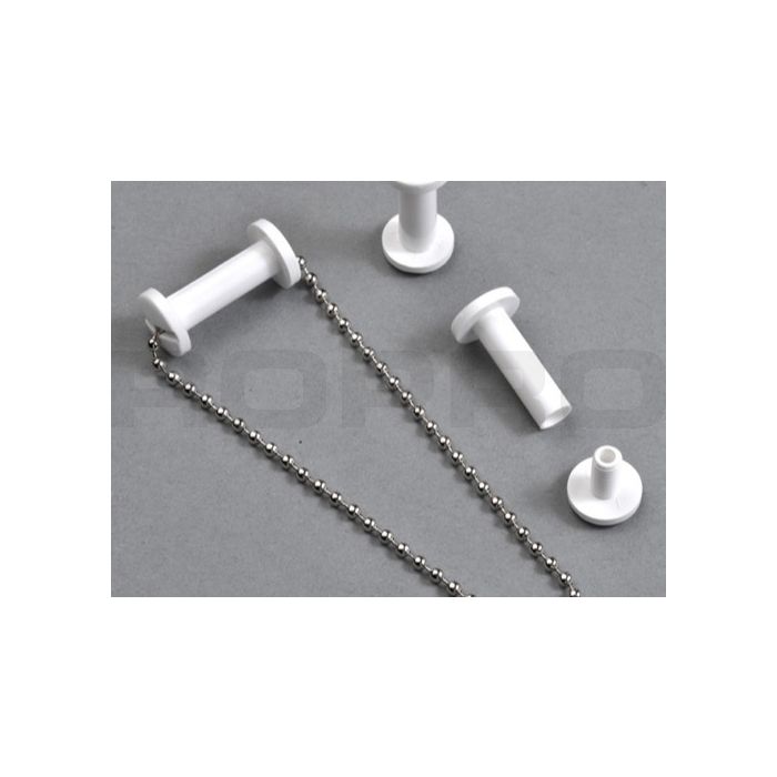 Boekschroef kunststof+gat wit 6 x 10 mm Boekschroef kunststof+gat wit 6 x 10 mm