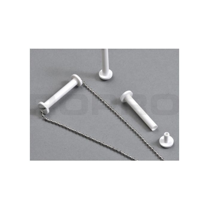 Boekschroef kunststof+gat wit 6 x 50 mm Boekschroef kunststof+gat wit 6 x 50 mm