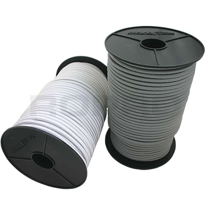 Qfix Elastisch koord met polyethyleen mantel 8 mm wit Qfix Elastisch koord met polyethyleen mantel 8 mm wit