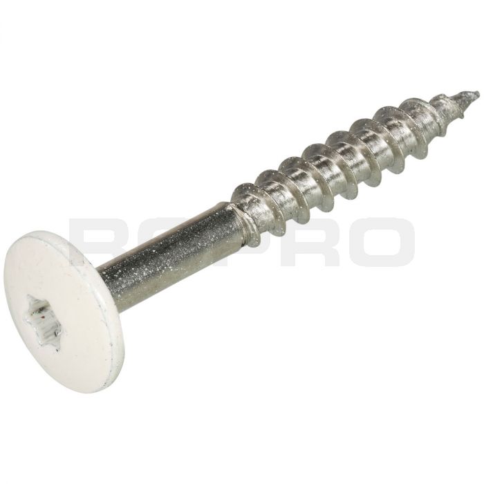 Vis HPL Trespa TX20 A2 4.8x38mm RAL9001 Blanc crème Vis HPL Trespa TX20 A2 4.8x38mm RAL9001 Blanc crème