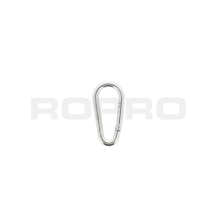Mousqueton ovoïde 60x6mm galvanisé Mousqueton ovoïde 60x6mm galvanisé