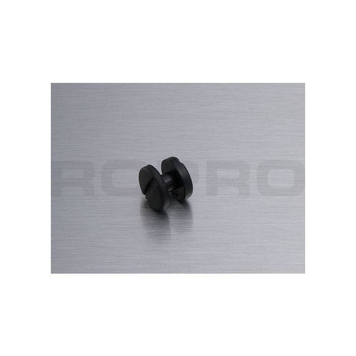 Boekschroef kunststof zwart 5 x 6 mm Boekschroef kunststof zwart 5 x 6 mm