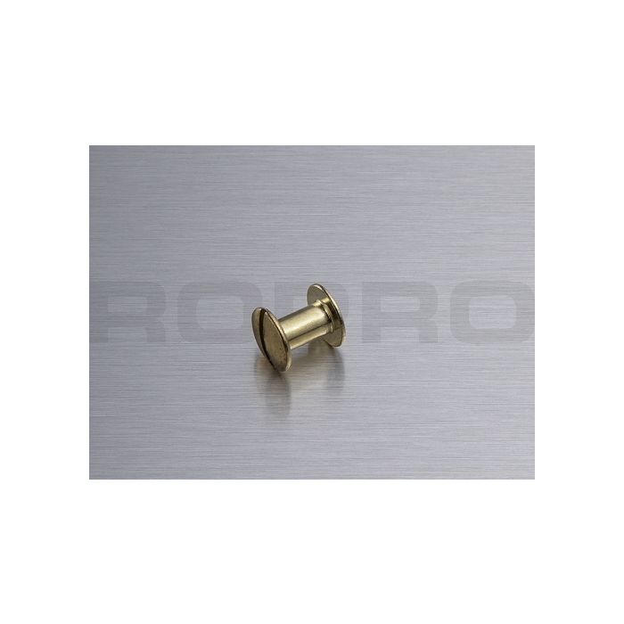 Vis à relier laiton 5 x 5 mm Vis à relier laiton 5 x 5 mm