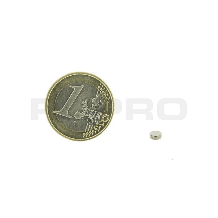 Disques magnétiques diamètre 4mm, épaisseur 1,5mm, N45 Disques magnétiques diamètre 4mm, épaisseur 1,5mm, N45