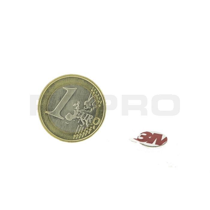 Disque magnétique auto-adhésif, Ø10mm, épaisseur 0,6mm, N35 Disque magnétique auto-adhésif, Ø10mm, épaisseur 0,6mm, N35
