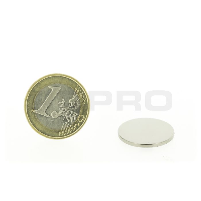 Disques magnétiques diamètre 20mm, épaisseur 1,5mm, N35 Disques magnétiques diamètre 20mm, épaisseur 1,5mm, N35