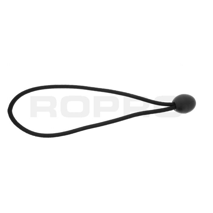 Qfix Élastique de tension avec boule noir 6x250 mm Qfix Élastique de tension avec boule noir 6x250 mm