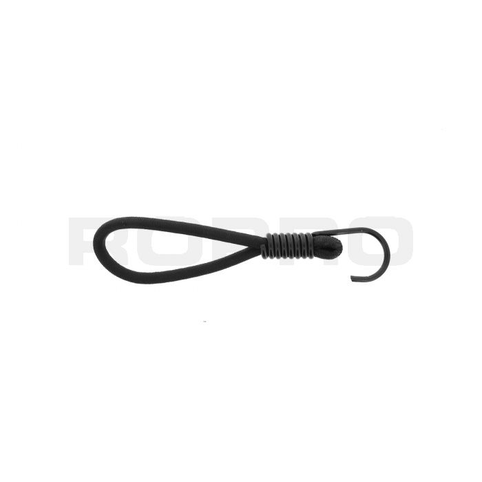 Qfix Élastique boucle avec crochet SH noir 6x150 mm Qfix Élastique boucle avec crochet SH noir 6x150 mm
