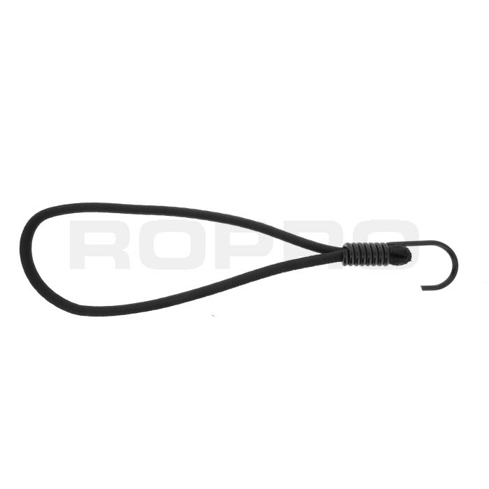 Qfix Élastique boucle avec crochet SH noir 6x250 mm Qfix Élastique boucle avec crochet SH noir 6x250 mm