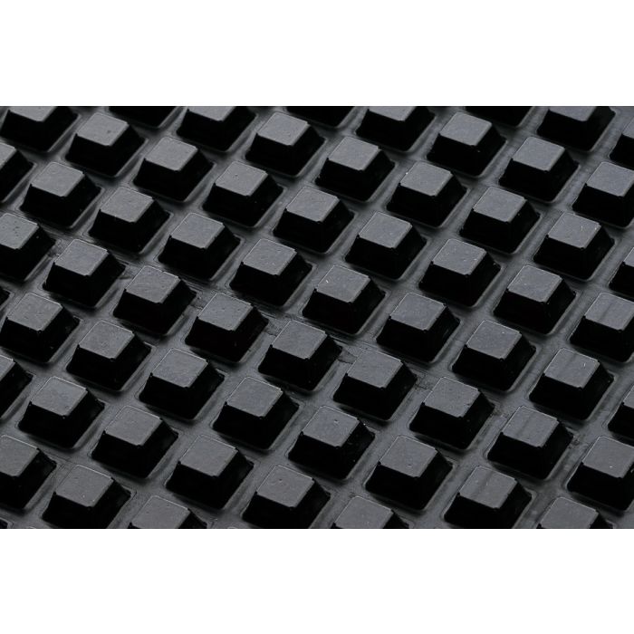 Elastikpuffer 12,6mm quadratisch 5,7mm hohe Schwarz 242St. Elastikpuffer 12,6mm quadratisch 5,7mm hohe Schwarz 242St.