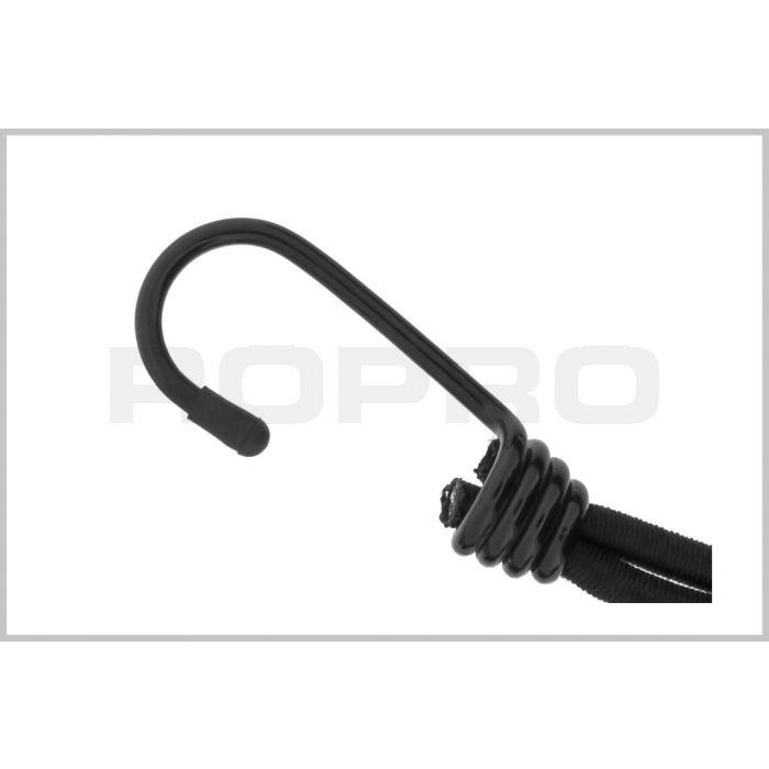 Qfix Élastique boucle crochet Basic 8mm noir