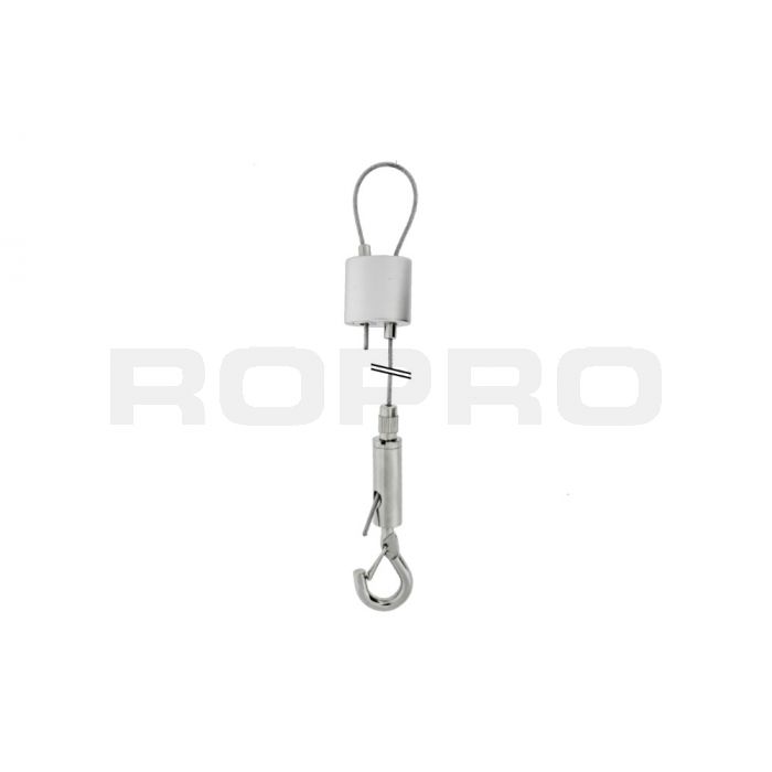 Kit de suspension par câble 15 avec crochet et serre-câble Kit de suspension par câble 15 avec crochet et serre-câble