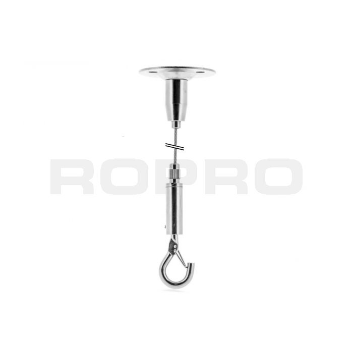 Kit de suspension par câble 4 avec crochet fermé Kit de suspension par câble 4 avec crochet fermé