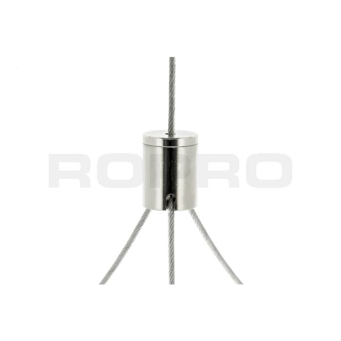 Drahtseilhalter Gripper 3-Wege für 1-2mm Stahlseil Drahtseilhalter Gripper 3-Wege für 1-2mm Stahlseil