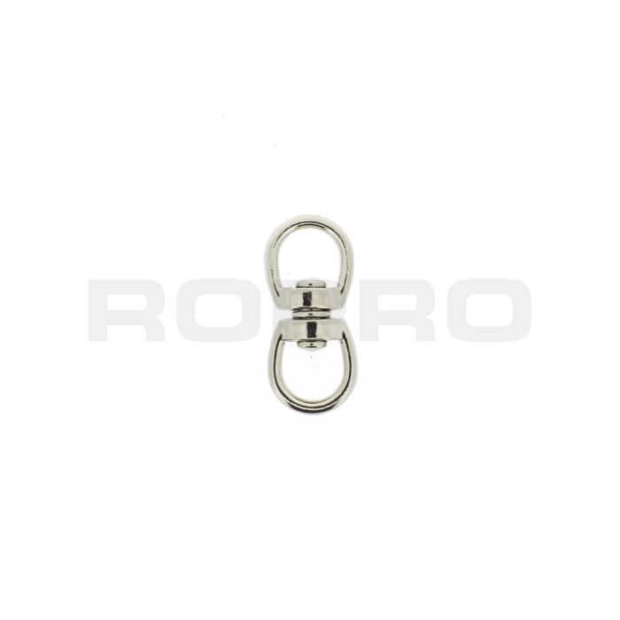 Wervel 13x13mm vernikkeld Wervel 13x13mm vernikkeld
