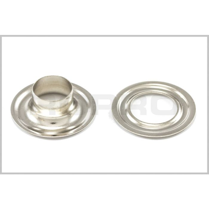 Qfix œillets Classic 10 mm laiton nickelé per 1000 Qfix œillets Classic 10 mm laiton nickelé per 1000
