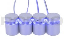 LED afstandhouders 25x25 met blauw licht Quattrofix
