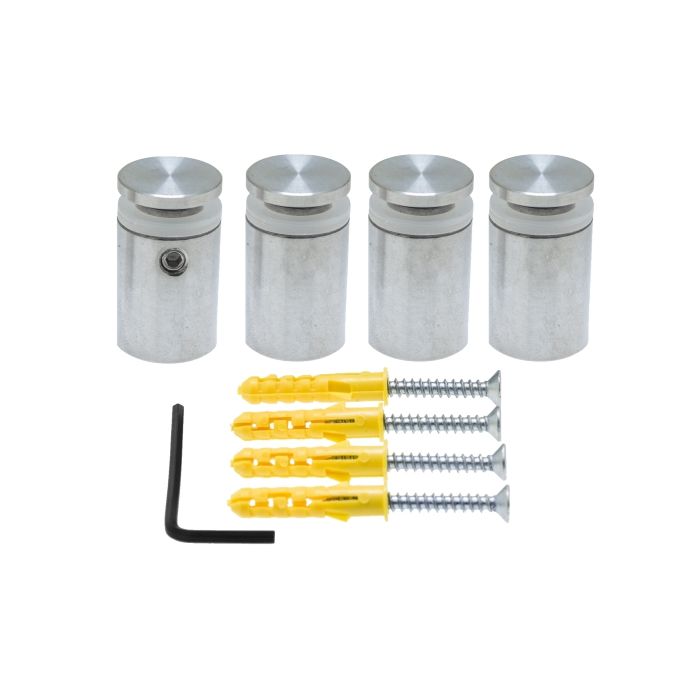 Standoffs Quattrofix SS304 15x20 with collar and allenscrew Standoffs Quattrofix SS304 15x20 with collar and allenscrew