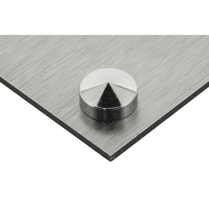 Basic 16mm Spitzzierkappe vernickelt