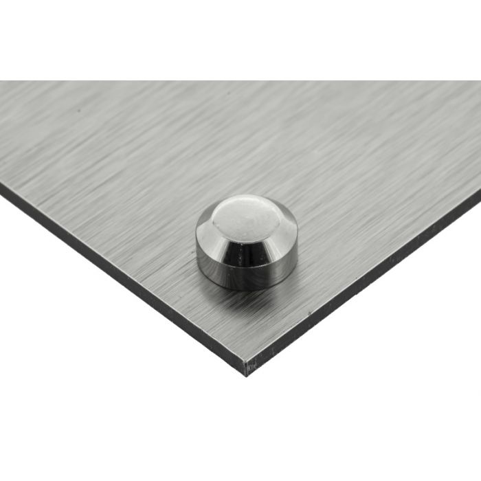 Basic 12mm Plattzierkappe Chrom