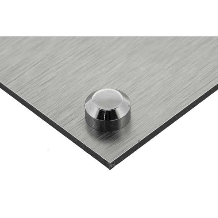 Flat screw covers Basic 12mm nickel plated Flat screw covers Basic 12mm nickel plated