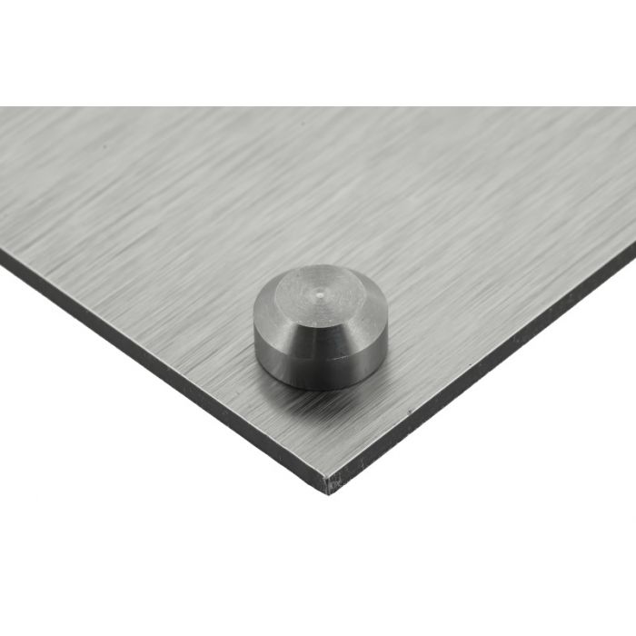 Basic 12mm Plattzierkappe Edelstahl Basic 12mm Plattzierkappe Edelstahl