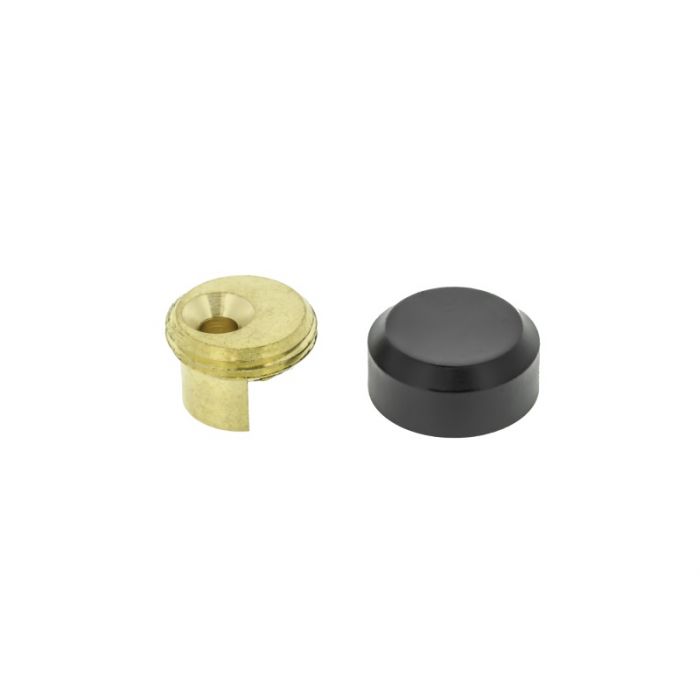 Pattes à glace plat à chanfrein Basic 18mm en laiton noir