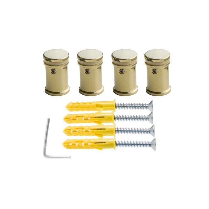 Entretoises Quattrofix or 15x19 avec vis Entretoises Quattrofix or 15x19 avec vis