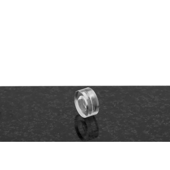 Plastic spacer sleeves M6 transparent 12x5x6mm Rodyspacer