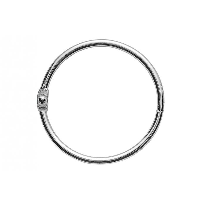 Cardring with hinged 76 mm nickel-plated Cardring with hinged 76 mm nickel-plated
