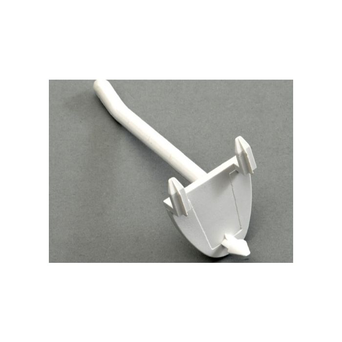 Display hooks, plastic single prong 50 mm Display hooks, plastic single prong 50 mm