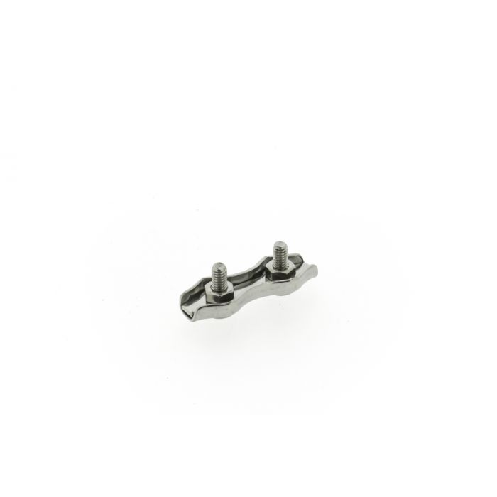 Wire rope clamp Duplex 2mm stainless steel 304 Wire rope clamp Duplex 2mm stainless steel 304