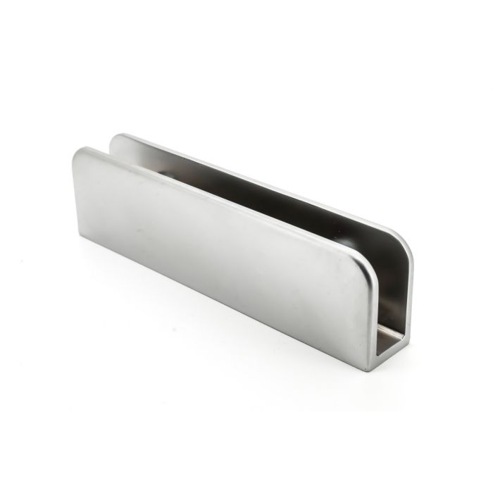 Glass shelff support satinchrome-plated 100x27mm Glass shelff support satinchrome-plated 100x27mm