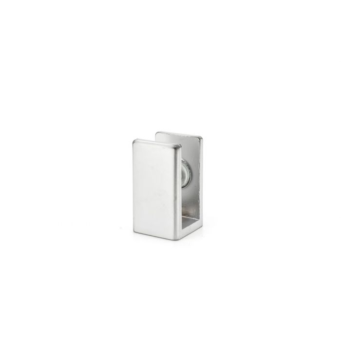 Glass shelff support satinchrome-plated 15x27mm
