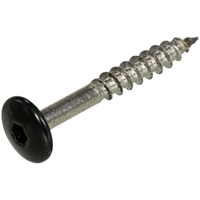 HPL Trespa Schraube TX20 A2 4.8x32mm RAL9005 Schwarz