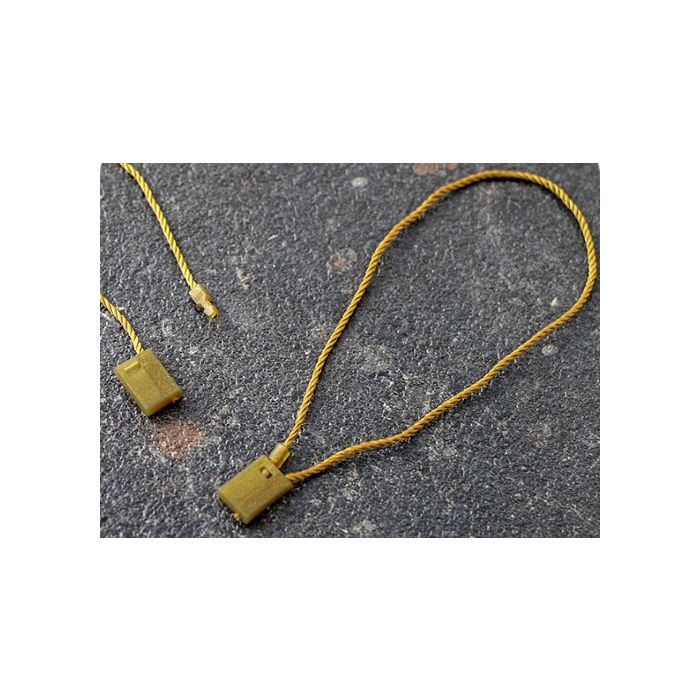 Cords with box, 120 mm long, gold