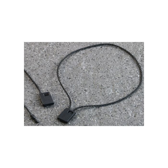 Cords with box, 200 mm long, black Cords with box, 200 mm long, black