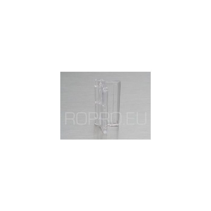 Charnière acryl pour displays transp. Charnière acryl pour displays transp.