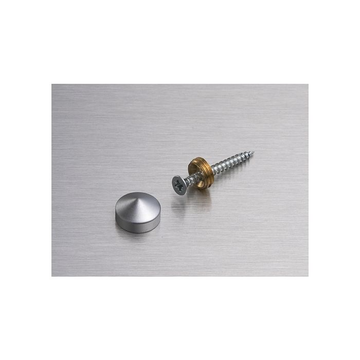 Conical screw covers 12mm aluminium Monoplex Conical screw covers 12mm aluminium Monoplex