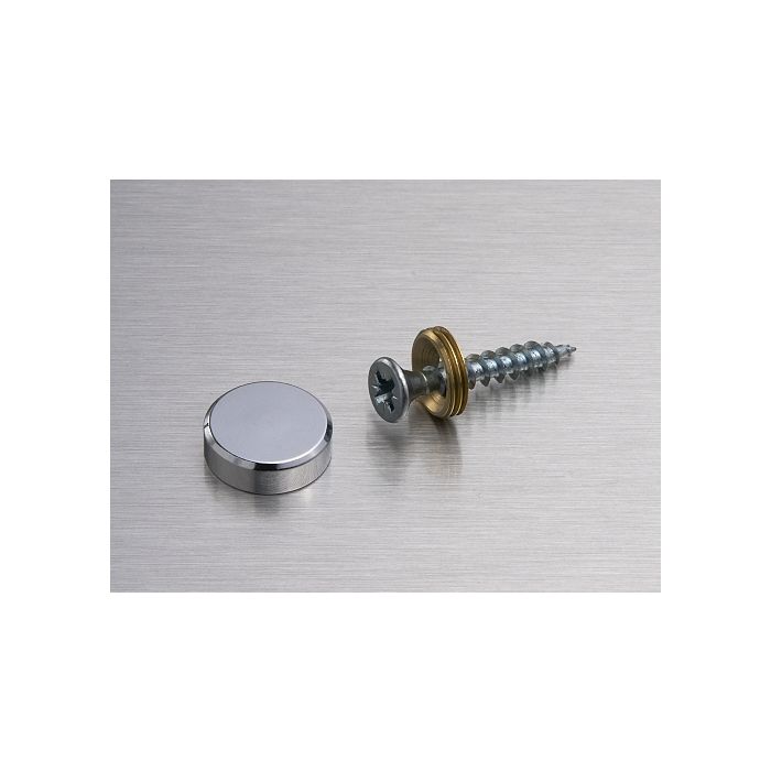 Flat screw covers 16mm chrome Monoplex Flat screw covers 16mm chrome Monoplex
