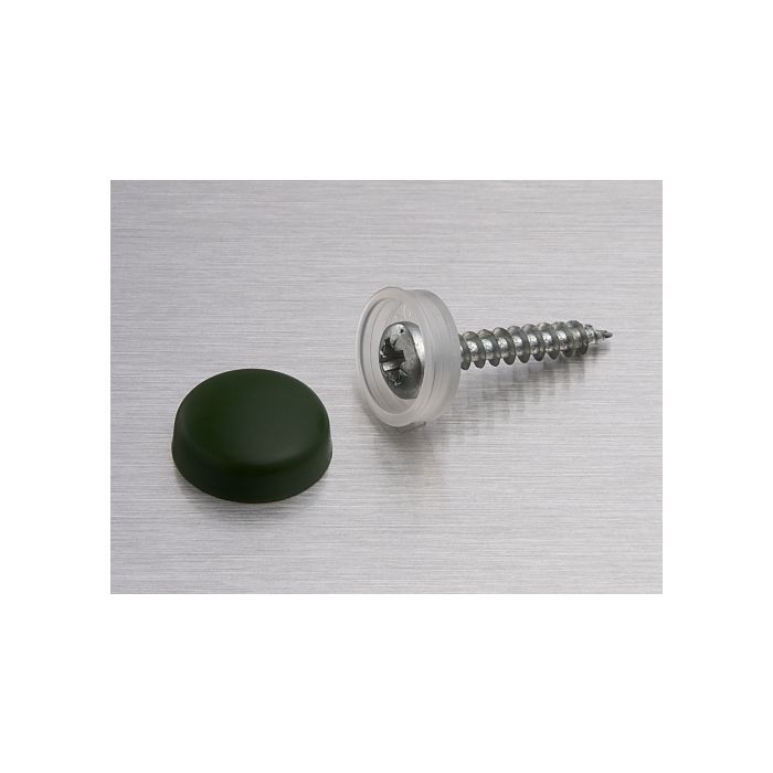 Snap Cap capuchon en plastique 16mm Carolina Green Snap Cap capuchon en plastique 16mm Carolina Green