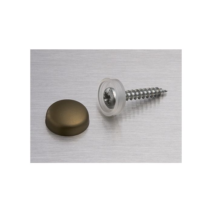 Snap Cap Kunststoff-Abdeckkappe 16mm Brass