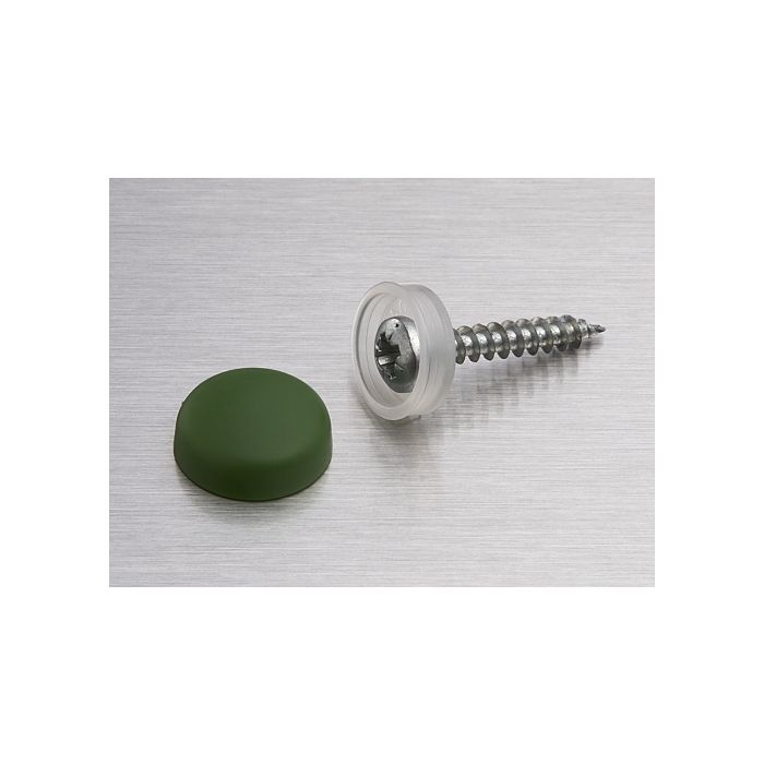 Snap Cap screw covers 16mm Smith Green Snap Cap screw covers 16mm Smith Green