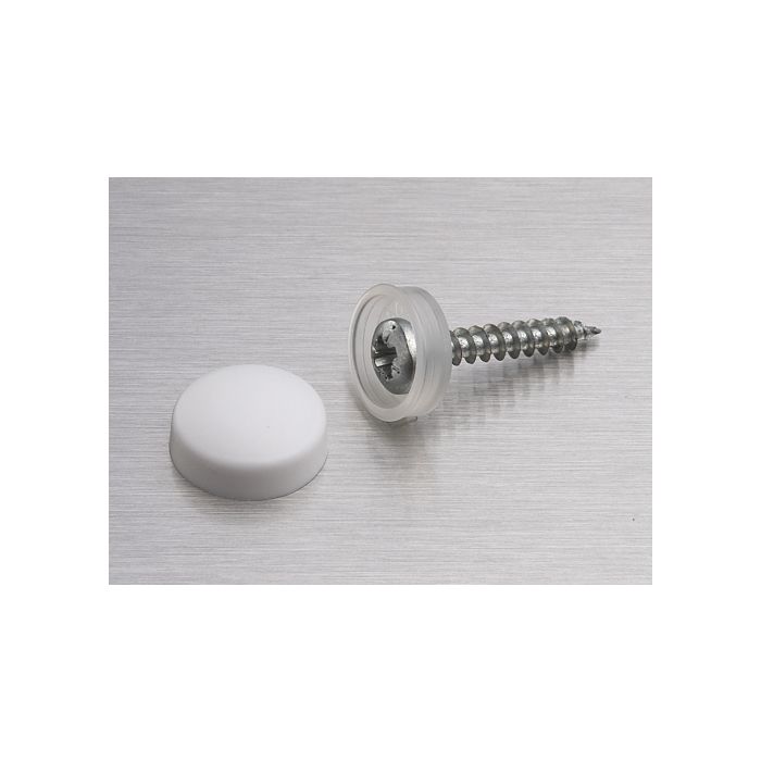 Snap Cap screw covers 16mm White Snap Cap screw covers 16mm White