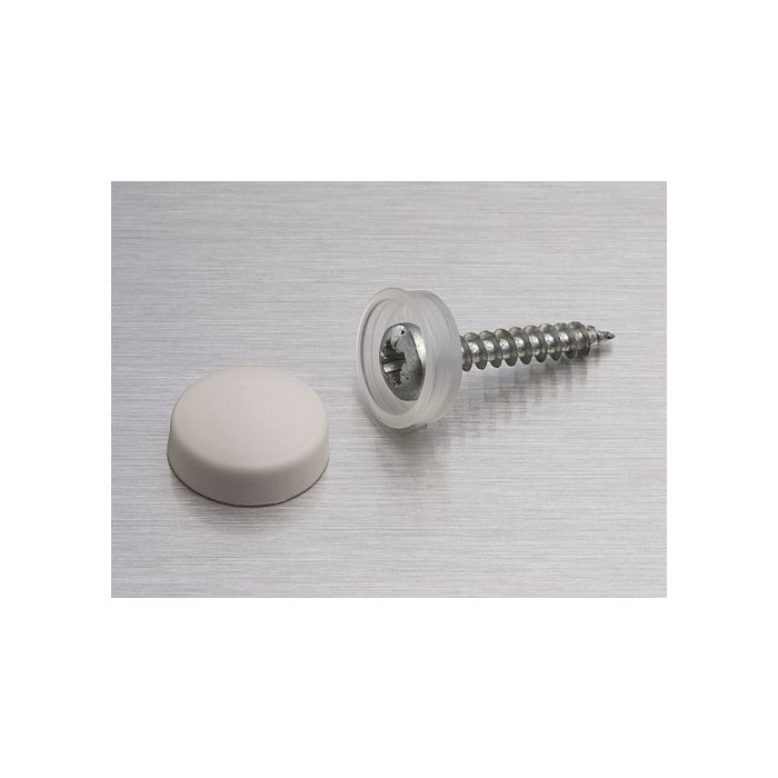 Snap Cap capuchon en plastique 16mm Off White